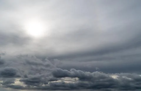 Dramatic storm clouds for the background. Stock Photos