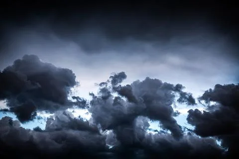 Dramatic Storm Clouds Background Foto stock