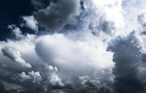 Dramatic Storm Clouds Background Foto stock