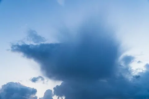 Dramatic storm clouds for the background. Stock Photos