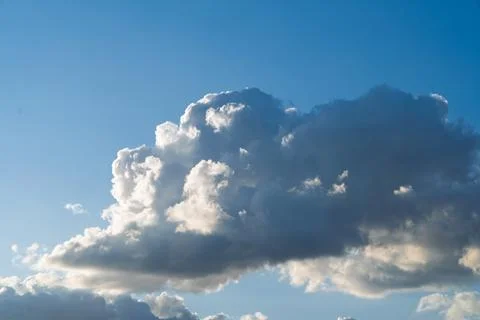 Dramatic storm clouds for the background. Stock Photos
