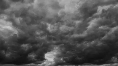 Dramatic Storm Clouds Background Timelapse Stock Footage 340607656