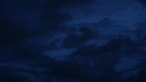 Dramatic Storm Clouds Dark Glowing Center Abstract Sky Видео 337925909