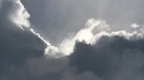 Dramatic storm clouds developing Stock-Footage 53418816