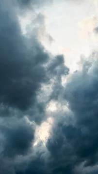 Dramatic Storm Clouds Gathering 스톡 사진