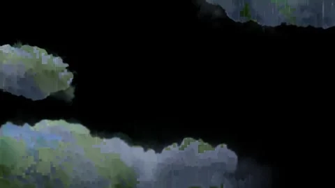 Dramatic storm clouds with jagged lightning bolts flashing across dark night Stock Footage 340941905