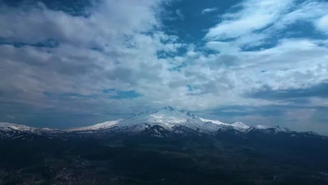 Dramatic Storm Clouds Opening to Blue Sky Timelapse Stock-Footage 334664285