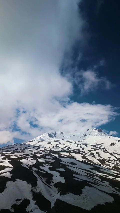 Dramatic Storm Clouds Opening to Blue Sky Timelapse Stock-Footage 334899981