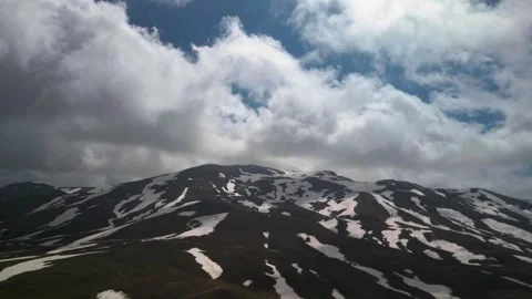 Dramatic Storm Clouds Opening to Blue Sky Timelapse Stock-Footage 334899986