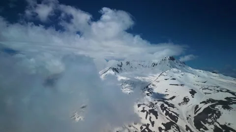 Dramatic Storm Clouds Opening to Blue Sky Timelapse Stock-Footage 334900103