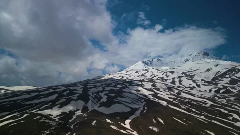Dramatic Storm Clouds Opening to Blue Sky Timelapse Stock-Footage 334900148