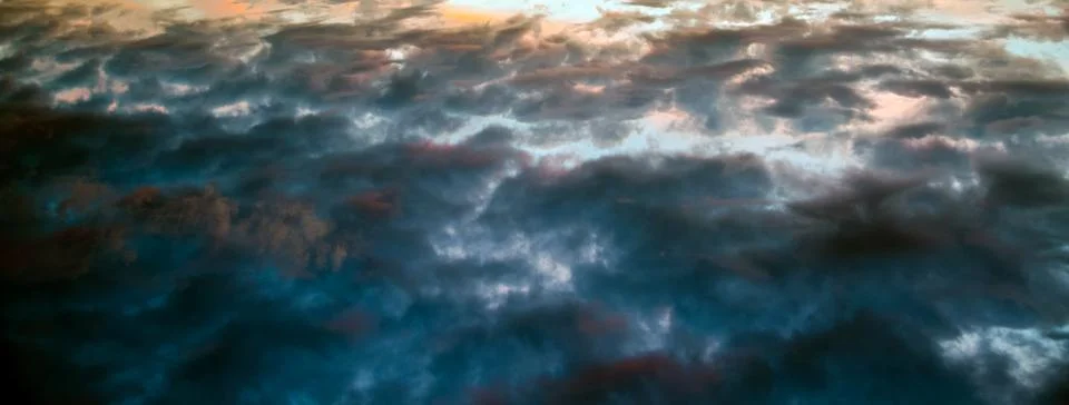 Dramatic Storm Clouds Over the Sky Stock Photos