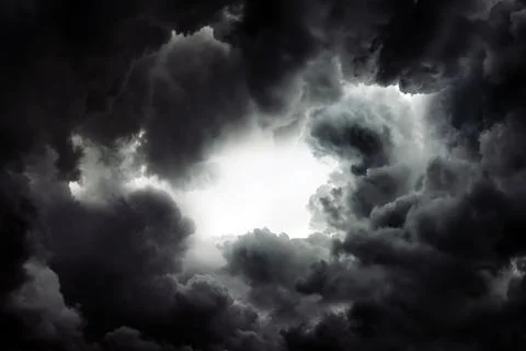 Dramatic Storm Clouds Foto stock