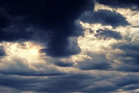 Dramatic Storm Clouds Stock Photos