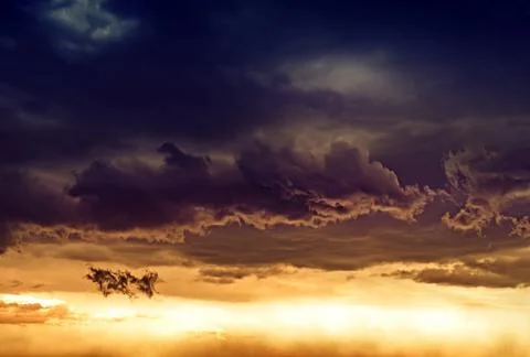 Dramatic Storm Clouds Stock Photos