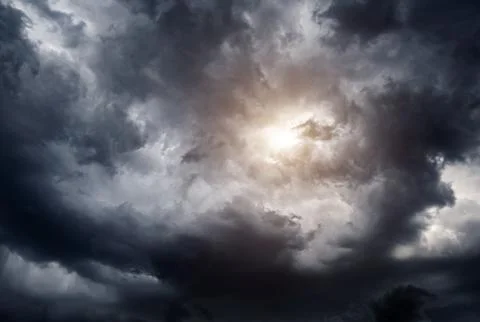 Dramatic Storm Clouds Stock Photos
