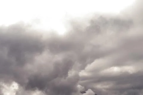 Dramatic Storm Clouds. Rain clouds ,Overcast. Epic clouds on a moody sky. Ove Stock Photos