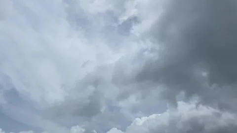 Dramatic Storm Clouds Time-Lapse in the Sky Stock Footage 300939088