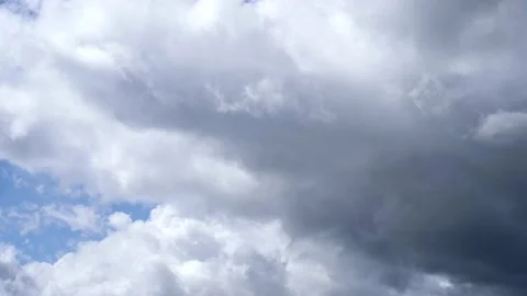 Dramatic stormy clouds during a summer day. Stock Footage 130513986