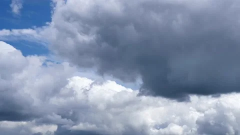 Dramatic stormy clouds during a summer day. Stock Footage 130557842