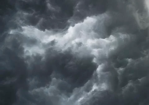 Dramatic stormy clouds Stock Photos