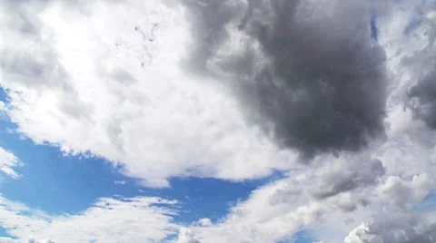 Dramatic Stormy Clouds Time Lapse Stock Footage 29671111