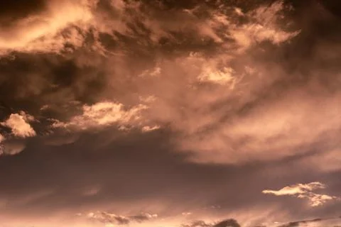 Dramatic stormy sky. Copy space Stock Photos
