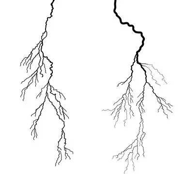 Dramatic stormy sky with dark clouds, lightning flashes over the night sky. C Fotos de archivo