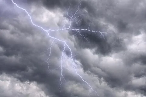 Dramatic stormy sky Stock Photos