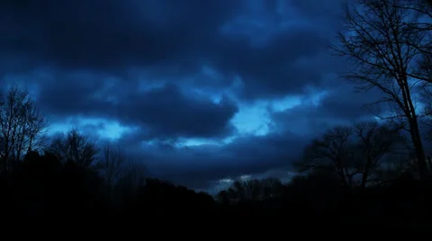 Dramatic Stormy Sky (Time-Lapse) Stock-Footage 24719653
