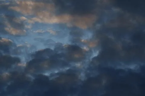 Dramatic summer sunset 스톡 사진