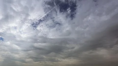 Dramatic sun rays and clouds as background Stock Photos