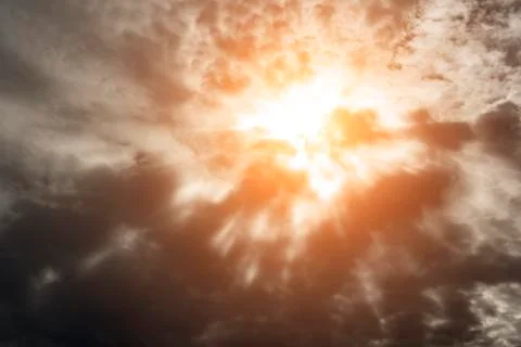 Dramatic Sun Rays Stock Photos