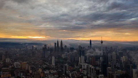 Dramatic Sunrise Stock Footage 121861594