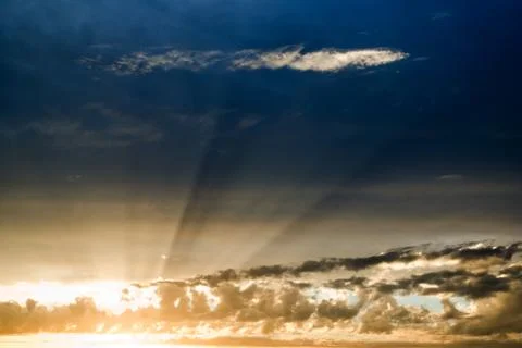 Dramatic sunrise Foto stock