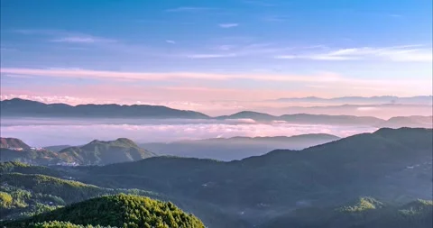 Dramatic Sunrise Skyline Scenic 4k Timelapse Landscape Landscape Stock Footage 320851864