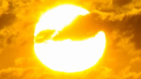 Dramatic Sunrise Timelapse Stock Footage 96469091