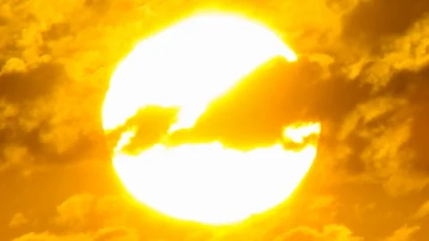 Dramatic Sunrise Timelapse Stock Footage 96469132