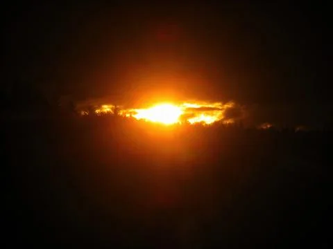 Dramatic Sunrise Vista Stock Photos