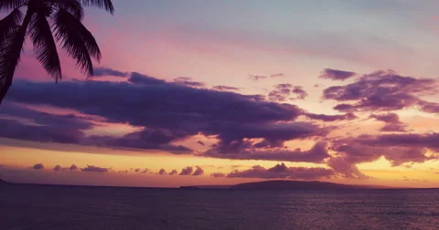 Dramatic Sunset Aerial View Stock Footage 56882829