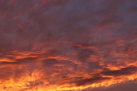 Dramatic sunset and sunrise sky. Stock Photos