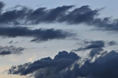 Dramatic sunset and sunrise sky. Foto stock