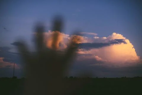 Dramatic sunset and sunrise sky. Stock Photos