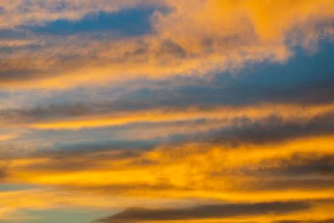 Dramatic sunset and sunrise sky. Natural fantastic background 스톡 사진