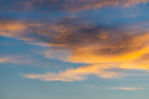 Dramatic sunset and sunrise sky. Natural fantastic background Foto stock