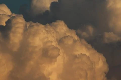 Dramatic sunset cloud Foto stock