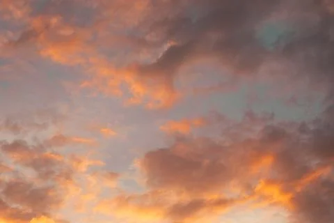 Dramatic Sunset Clouds Foto stock