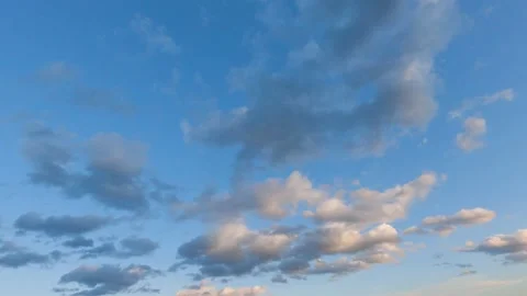 Dramatic sunset clouds time lapse wide lens California Stock Footage 154003774