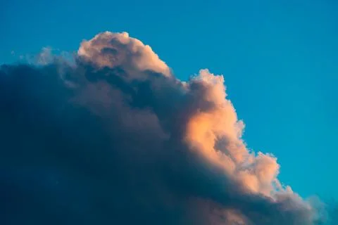 Dramatic Sunset Clouds with Vibrant Colors Stock Photos