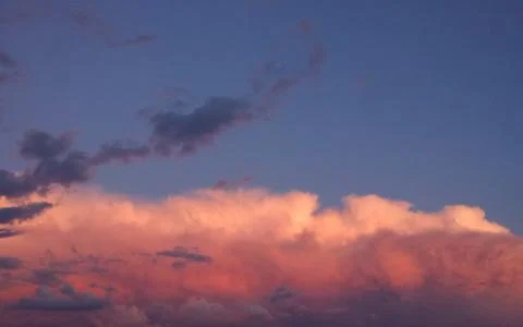 Dramatic sunset like fire in the sky Stock Photos